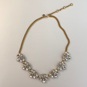 EUC JCrew rhinestone necklace